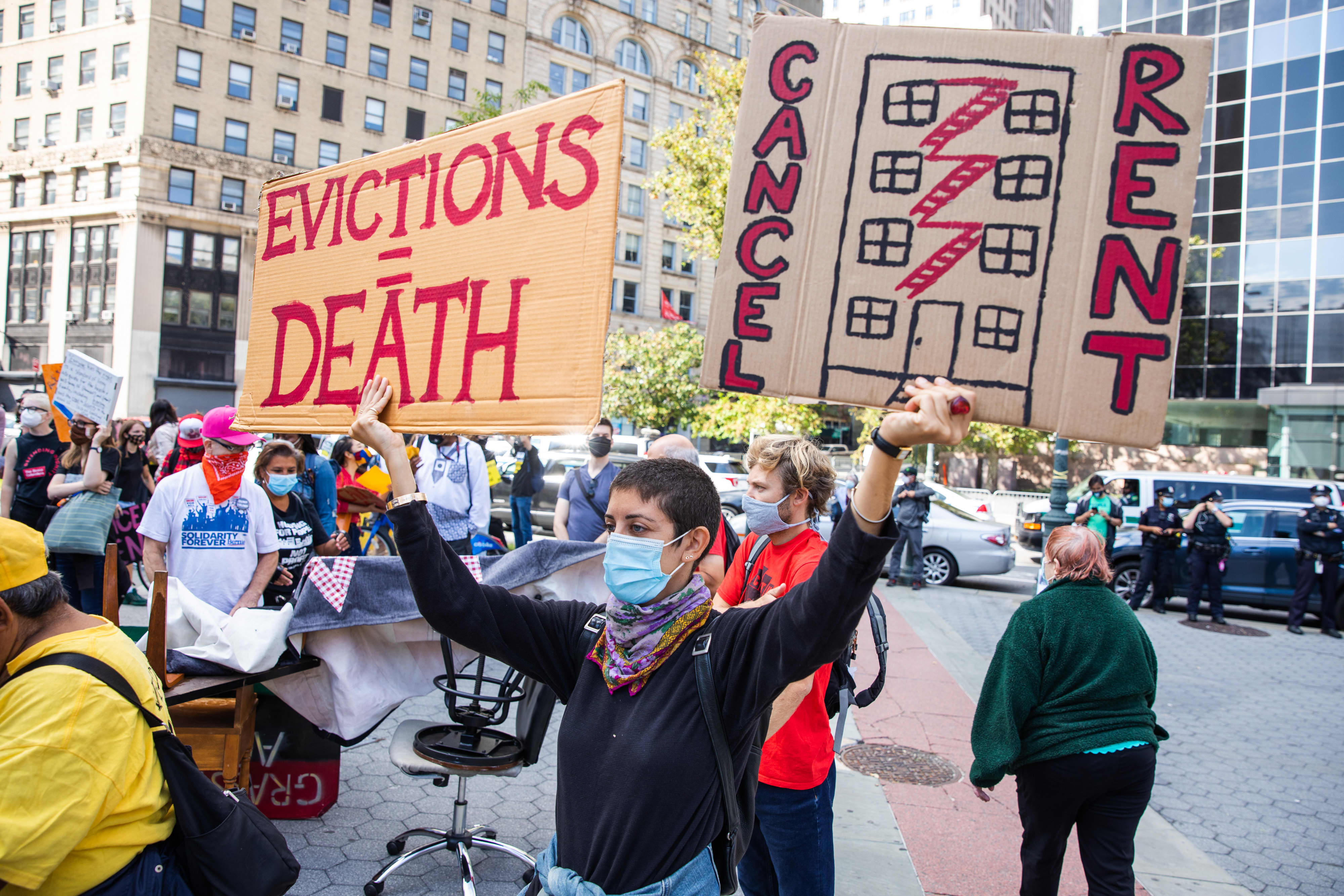 march against eviction