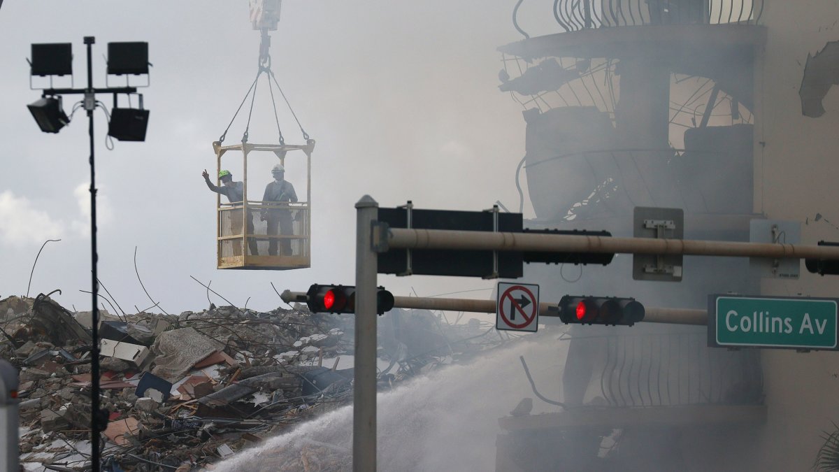 Derrumbe de edificio en Miami Beach: Incendio bajo los escombros dificulta labores de rescate – Telemundo New York (47) - Vimarsana News
