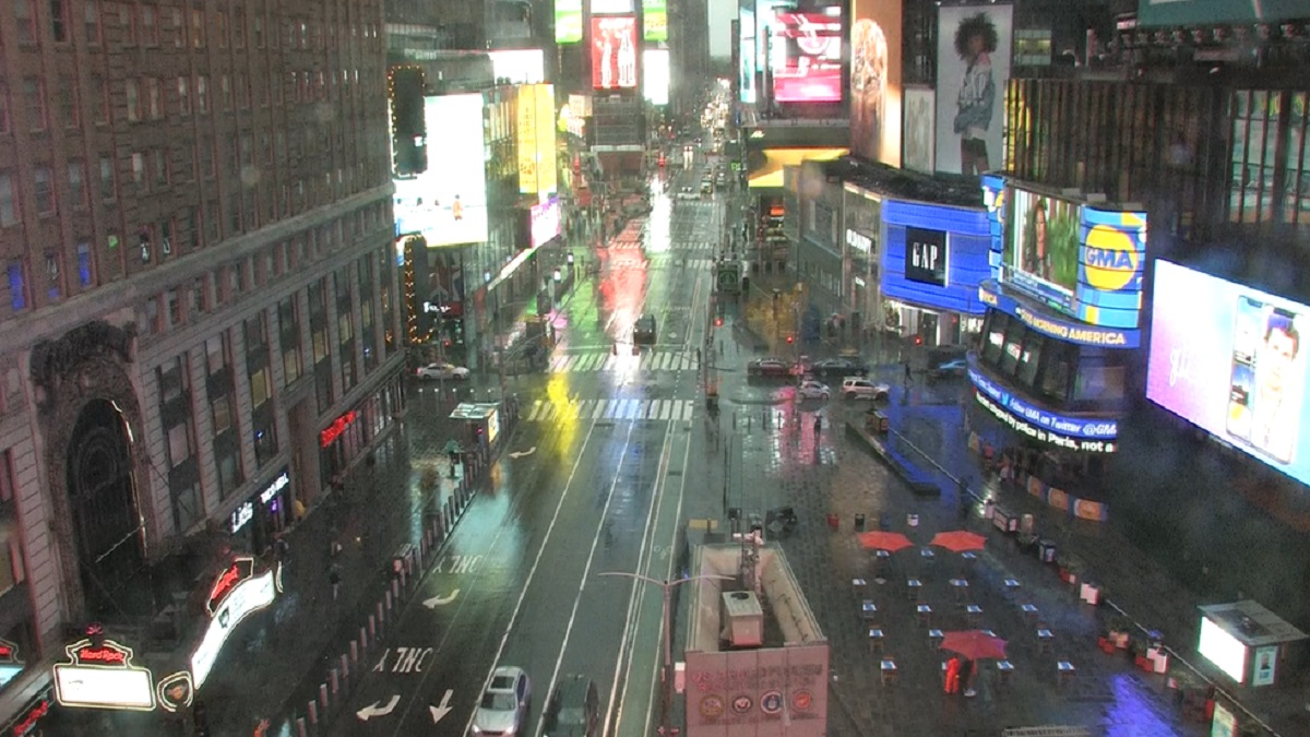 This is how Times Square looks before Elsa passes – Telemundo New York (47)