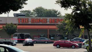home depot roped off virginia