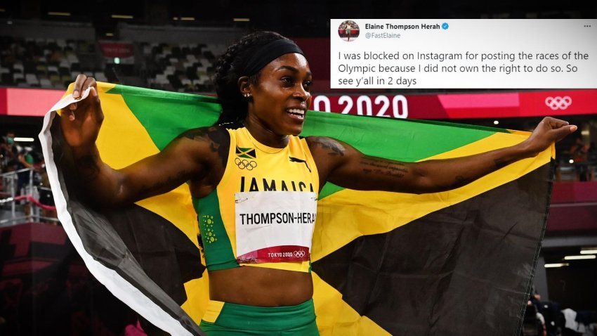 A la mujer más veloz de Tokyo 2020: Instagram la bloquea por subir imágenes de su propia carrera