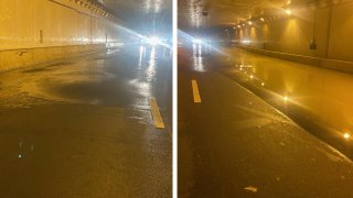 third street tunnel sinkhole water