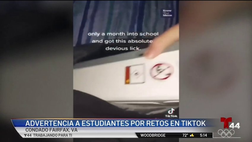 Advertencia a estudiantes por retos en TikTok