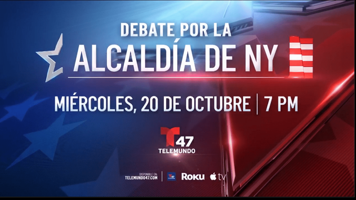 Telemundo 47 and NBC 4 present this Wednesday the first debate to the Mayor of NYC between Eric Adams and Curtis Sliwa – Telemundo New York (47)