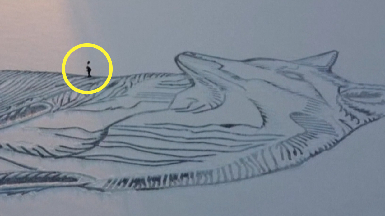 Video: crean gigantesco dibujo en un lago congelado de Finlandia – Telemundo Washington DC (44) Video: crean gigantesco dibujo en un lago congelado de Finlandia – Telemundo Washington DC (44)