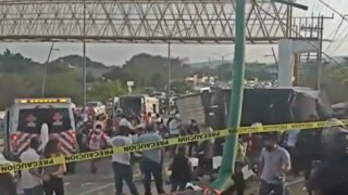 Accidente de migrantes en Chiapas