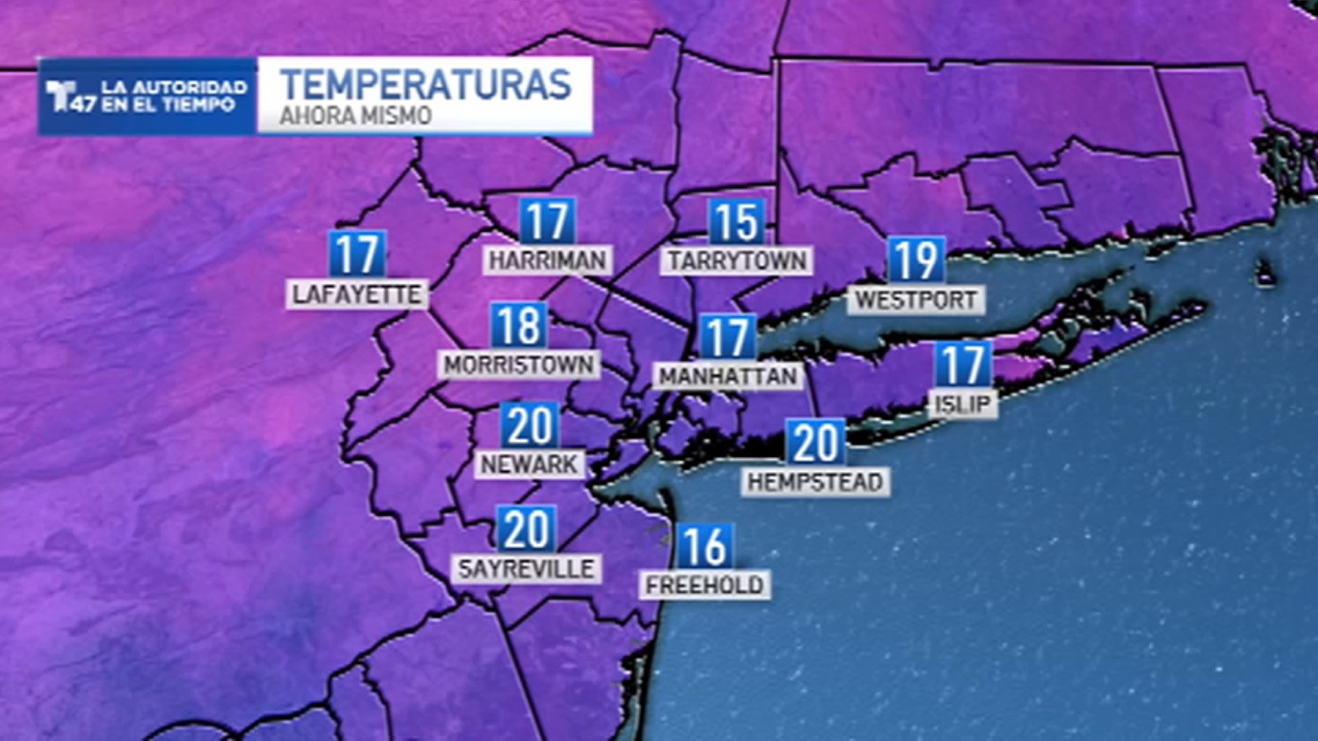 pronostico del tiempo en manhattan