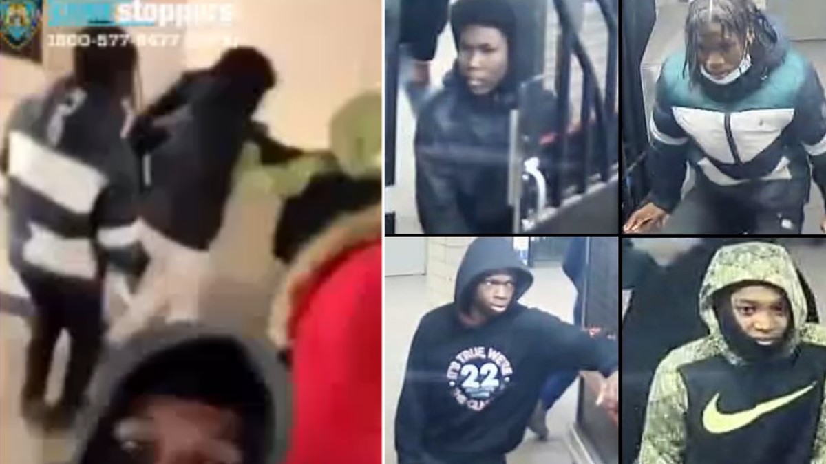 Group Violent Attack on 14YearOld Boy in Brooklyn Subway Station