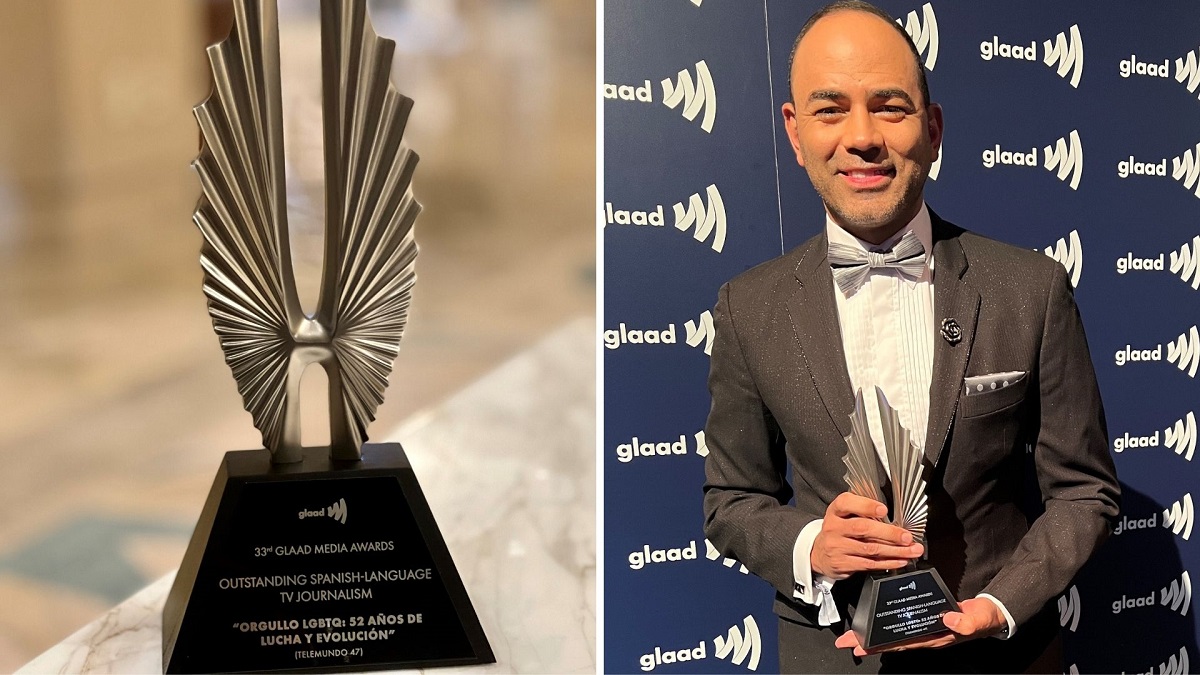 Telemundo 47 recibe el premio nacional GLAAD de periodismo en español