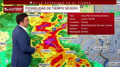 Emiten avisos por tormentas severas para el condado de Orange hasta las 4:30 p.m.