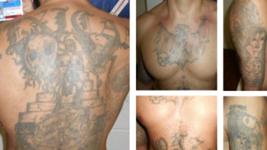 Imágenes muestran tatuajes de reo que escapó en Texas