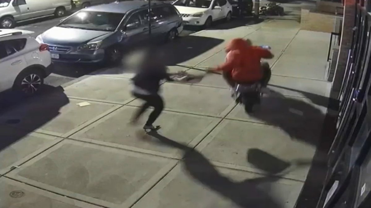 Motorized Duo Rips Woman’s Wallet and She Flies Down NYC Sidewalk – NBC New York