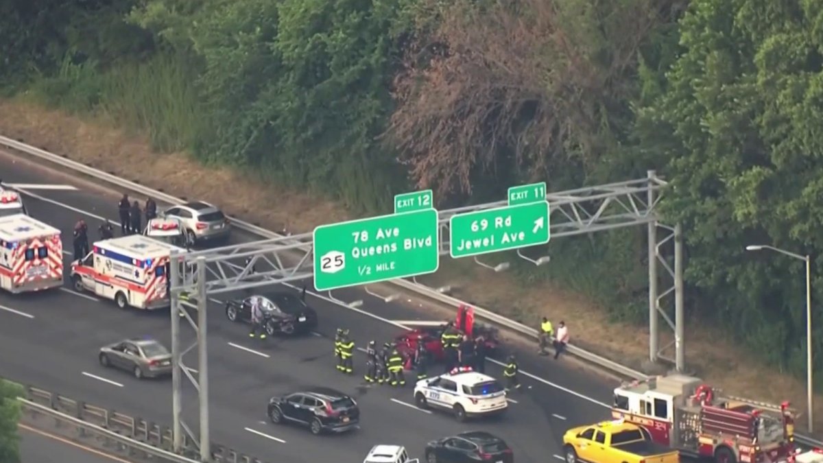 Accidente en el Grand Central Parkway en Queens – Telemundo New York (47)