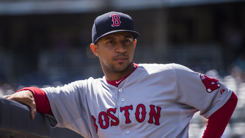 Anthony Varvaro #46 of the Boston Red Sox