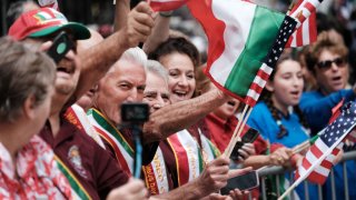 Columbus Day Parade Returns To New York's Fifth Avenue