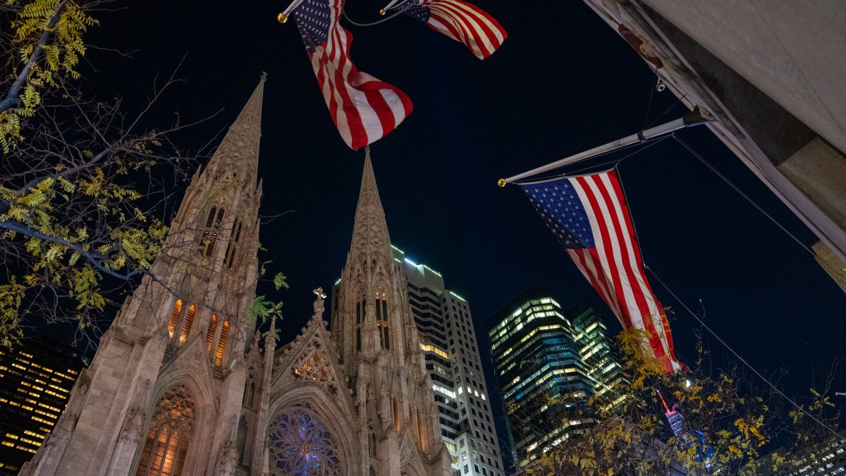 The facade of St. Patrick’s Cathedral in New York is illuminated for the first time – NBC New York (47)