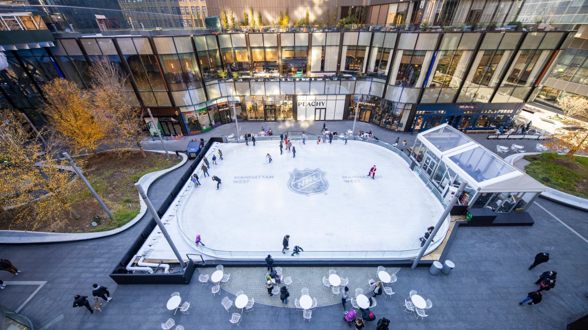 Manhattan Plaza offers one day of free ice skating – NBC New York