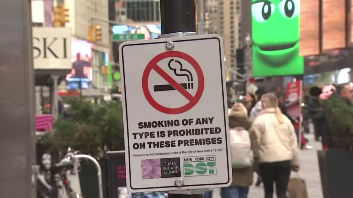 Although it is legal, you cannot smoke, tobacco or marijuana in Times Square – NBC New York (47)