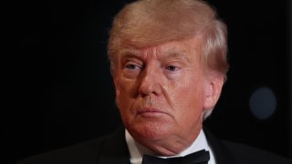 El expresidente de los Estados Unidos, Donald Trump, en un evento en su casa de Mar-a-Lago el 31 de diciembre de 2022 en Palm Beach, Florida.
