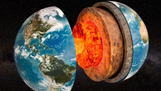 La Tierra tendría otro núcleo, de 403 millas de radio.