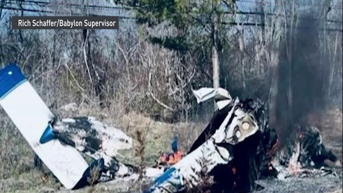Plane crash on Long Island leaves one dead and two injured