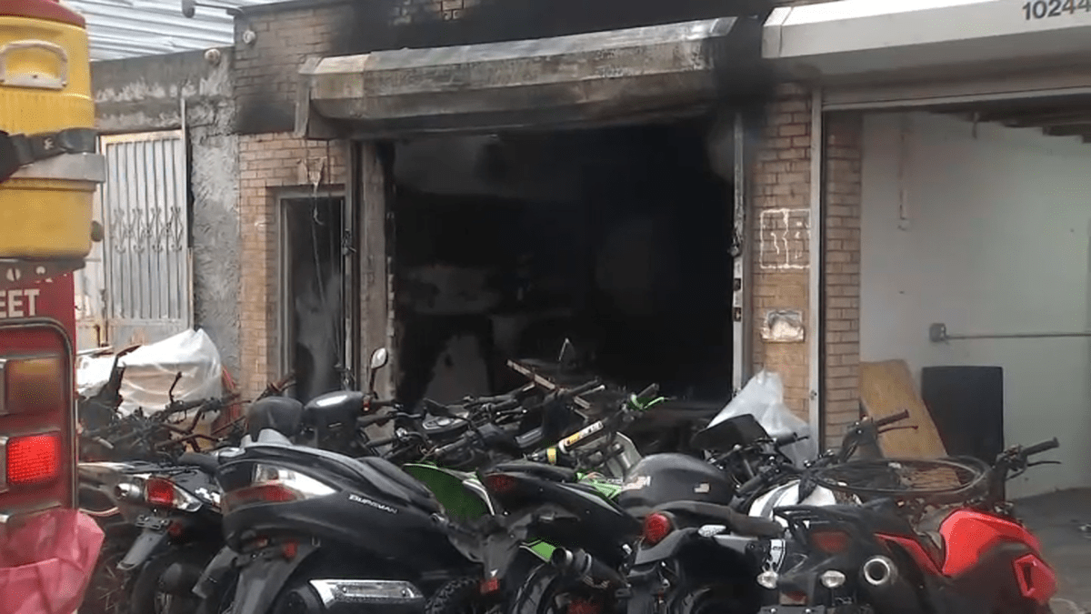 Electric scooter shop in Queens catches fire due to battery explosion