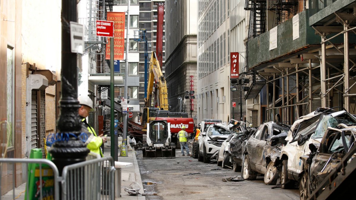 Body of Manhattan parking lot collapse victim found in rubble