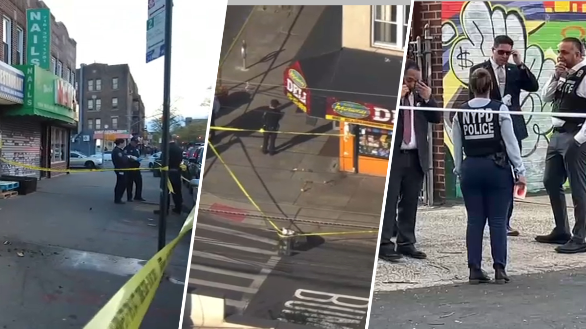 Several shootings in New York leave one dead and four injured in the space of three hours