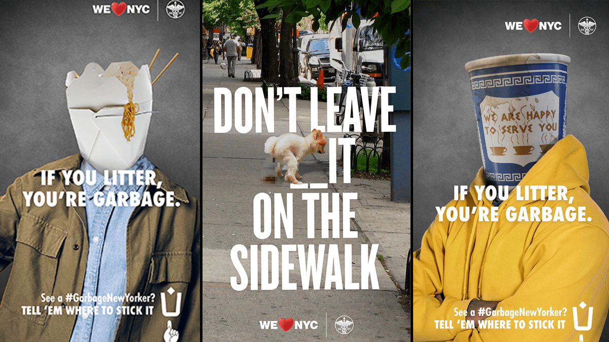 NYC launches campaign to ‘expose’ those who litter or leave dog poop on the streets