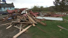 Storm damage in Sullivan County.