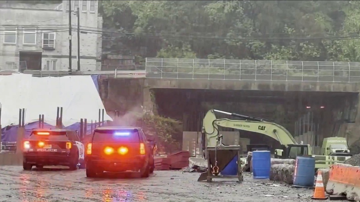 Two teenagers trapped in flooded NJ tunnel during Sunday storms rescued