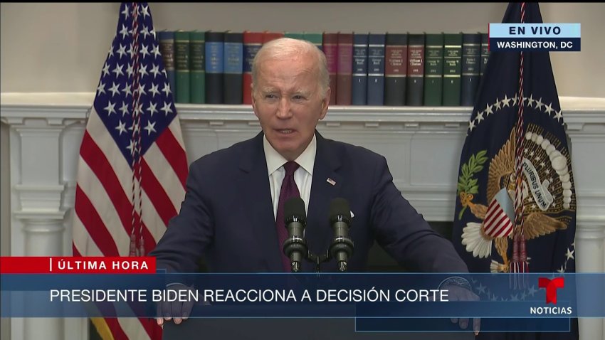 Biden se muestra en desacuerdo con la Corte Suprema sobre las admisiones universitarias