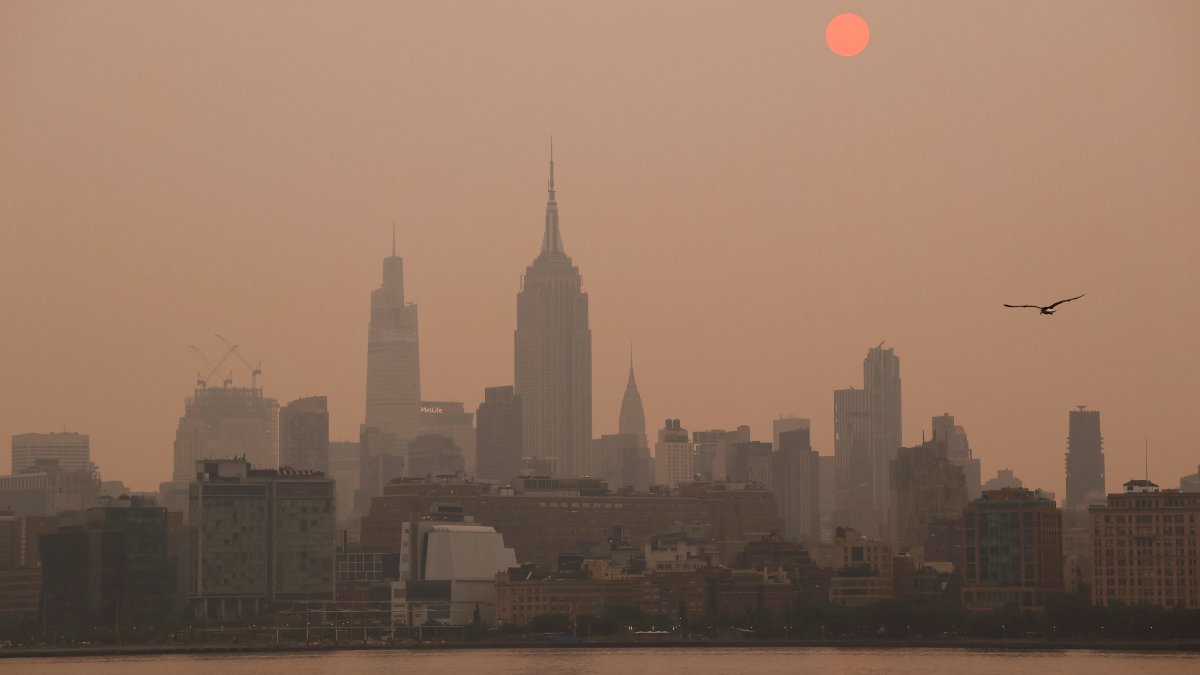 New York Braces for Poor Air Quality and Cloudy Skies due to Wildfire Smoke