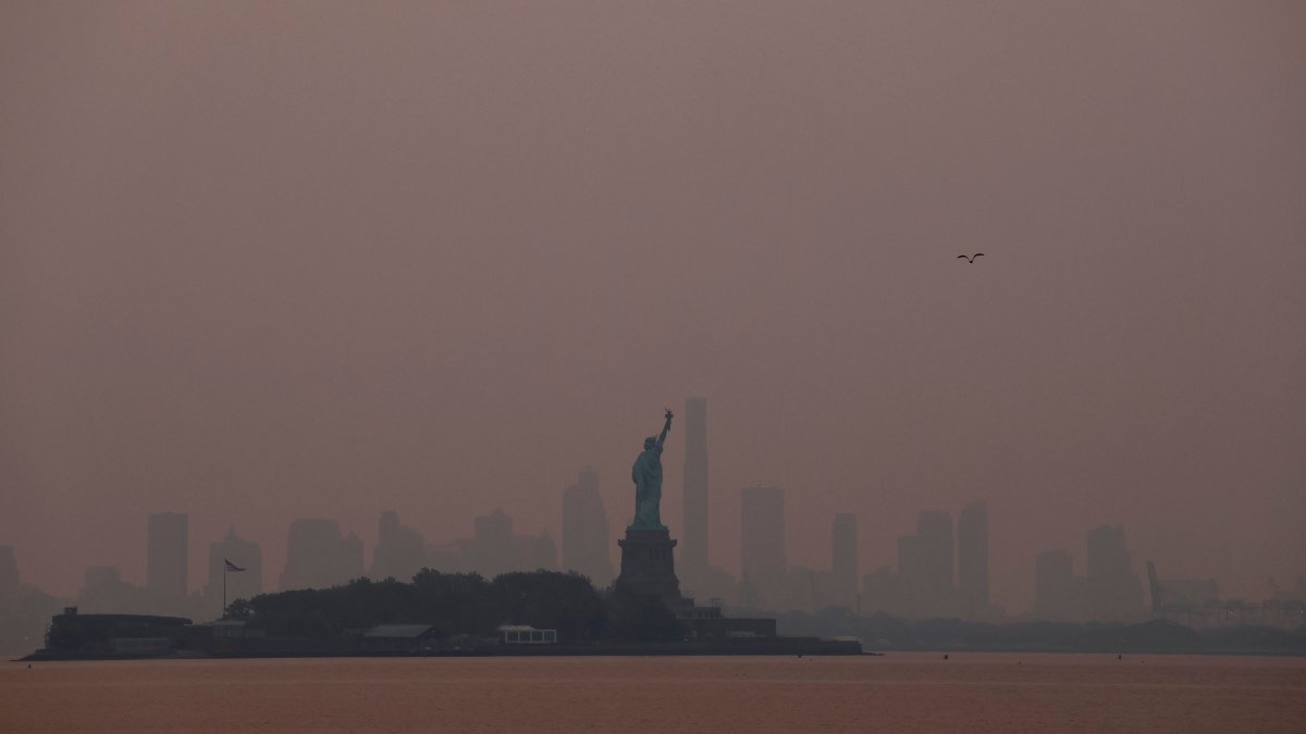 Fotos de Nueva York por el humo de los fuegos forestales de Canadá ...