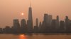 Así se ve NYC con el humo de los incendios forestales de Canadá