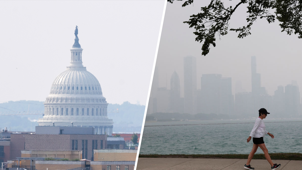 Widespread Smoke from Canadian Wildfires Threatens Air Quality in Central and Northeastern US States