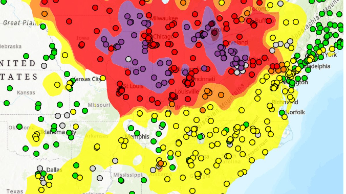 ¿cómo Está La Calidad Del Aire En Tu área Mira Aquí En Este Mapa