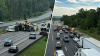 Accidente vehicular múltiple deja dos muertos y retrasos en la I-95