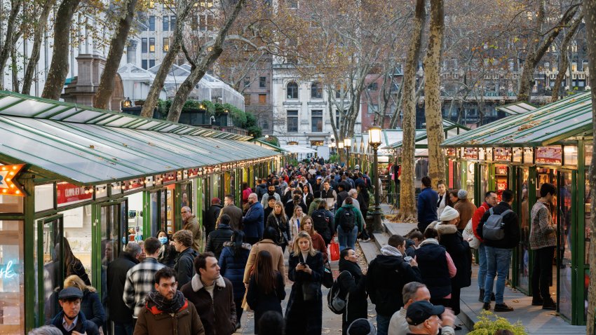 Bank of America Winter Village at Bryant Park Now Open, October 27, 2023 in NYC.