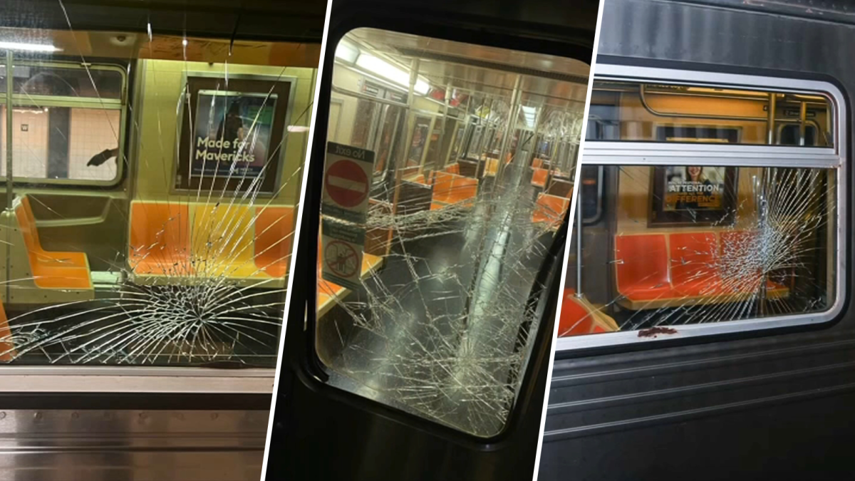 they vandalize dozens of windows on the W subway in NYC – Telemundo New York (47)