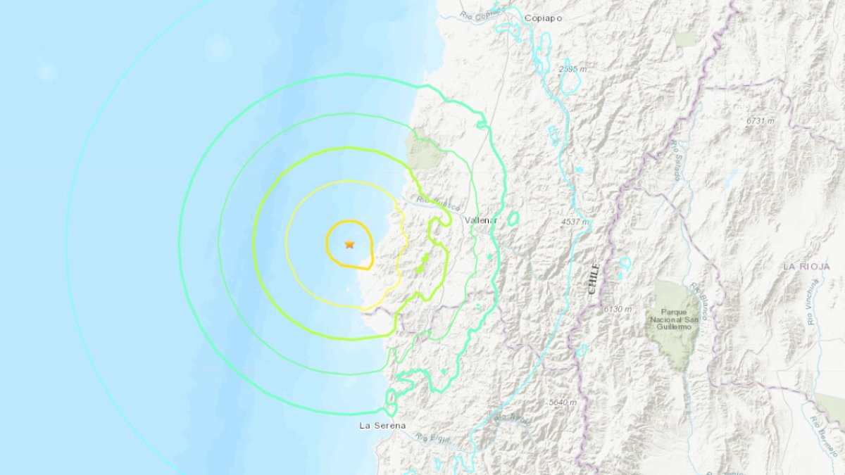 Terremoto de magnitud 6.6 sacude el norte de Chile