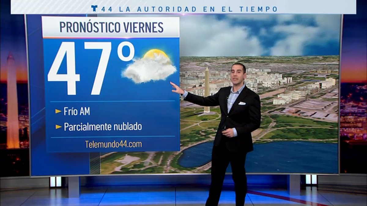 Pronóstico del tiempo para el fin de semana de navidad en el DMV