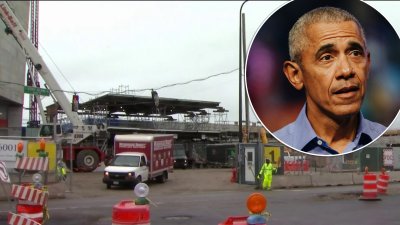 Pintan mensaje racista en sitio de construcción de la biblioteca de Obama