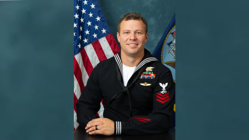 Photo of Special Operator First Class Christopher J. Chambers. Photo courtesy of the Navy .