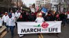 La Marcha por la Vida se moviliza este viernes en DC ante sistema invernal y bajas temperaturas