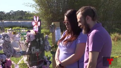 Padre biológico de Madeline Soto aparece públicamente por primera vez durante vigilia en Osceola