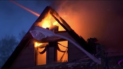Varias familias desplazadas tras incendio en Newark