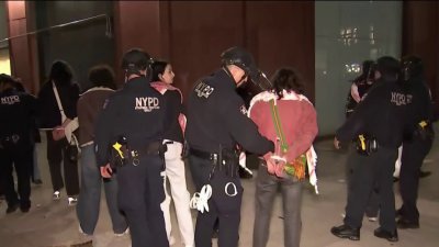 Más de 100 arrestos durante protestas de estudiantes en NYC
