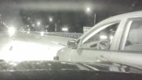 En video: captan a mujer conduciendo en sentido contrario en autopista de Florida