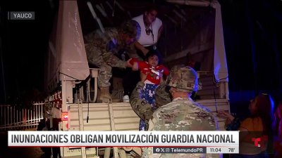 Inundaciones provocaron la movilización de la Guardia Nacional